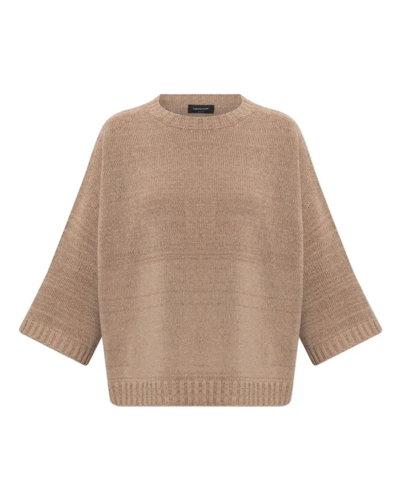 Fabiana Filippi Pullover mit weiten Ärmeln - Nude Nude