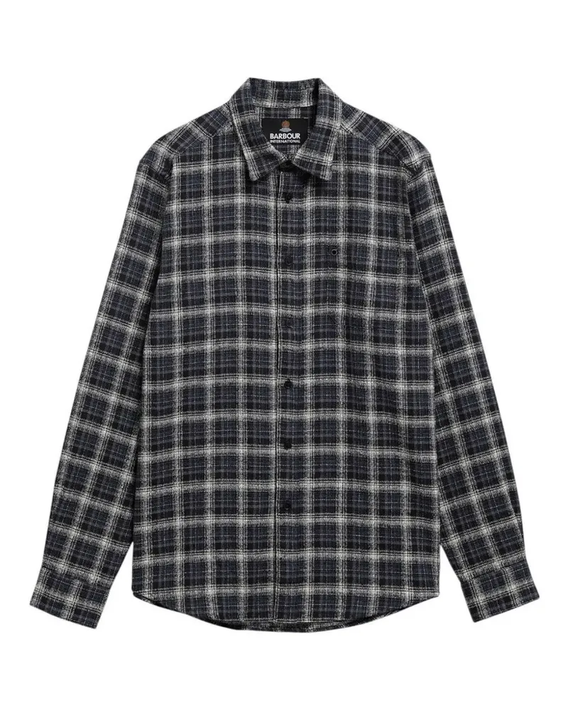Barbour Langarmshirt im Transverse-Look - Blau Blau
