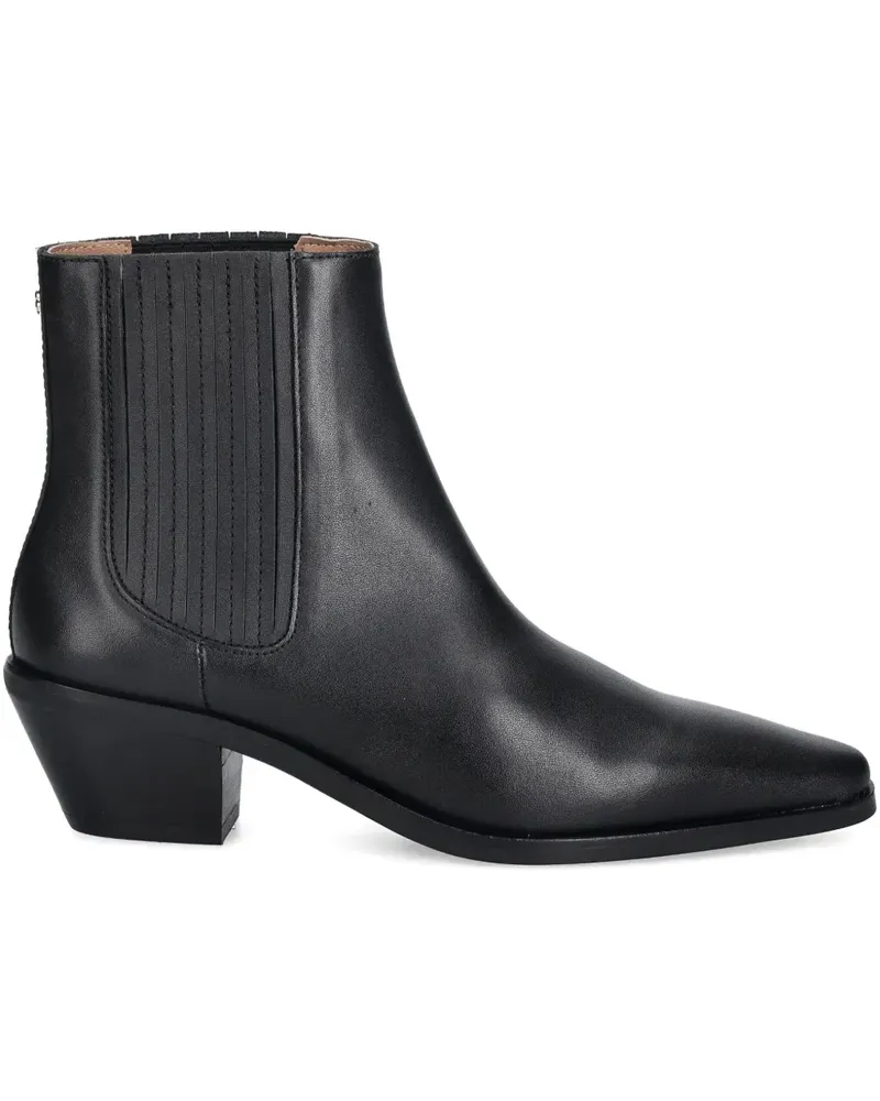 HUGO BOSS Stiefel mit spitzer Kappe - Schwarz Schwarz