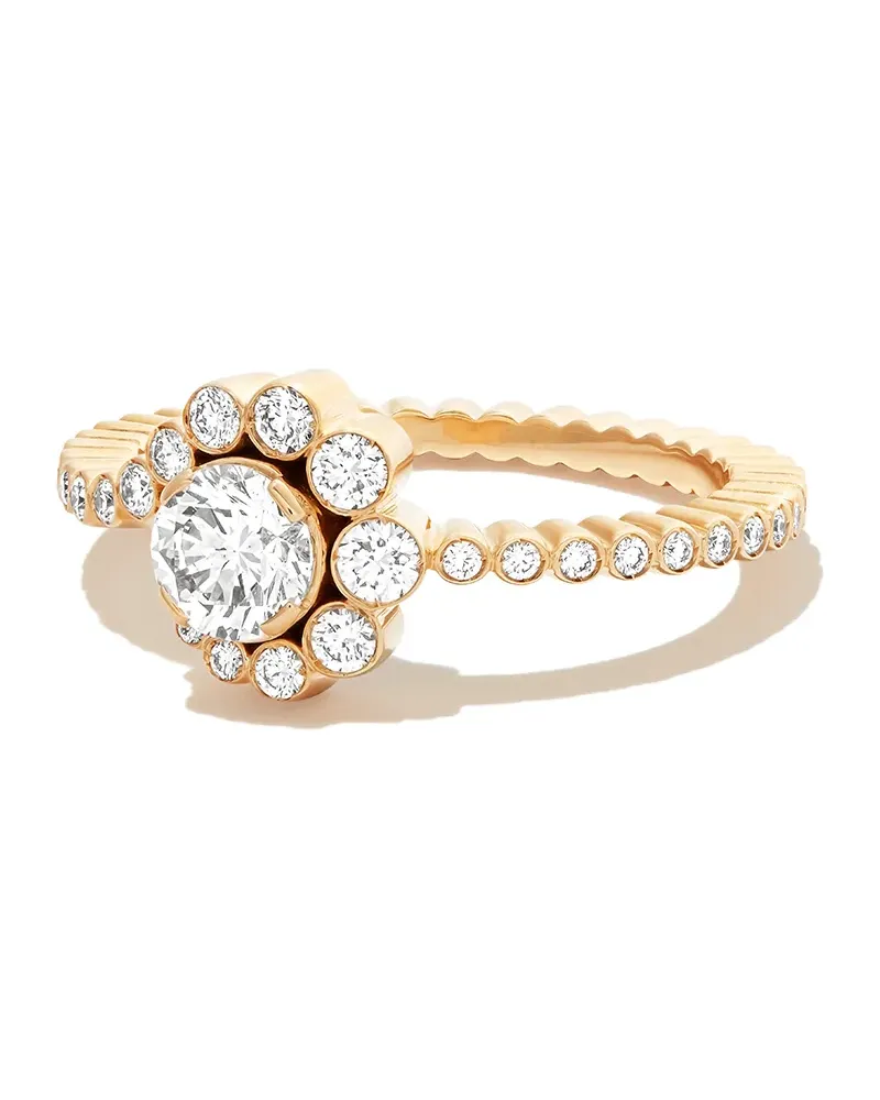 Sophie Bille Brahe 18kt Gelbgoldring mit Diamanten Gold