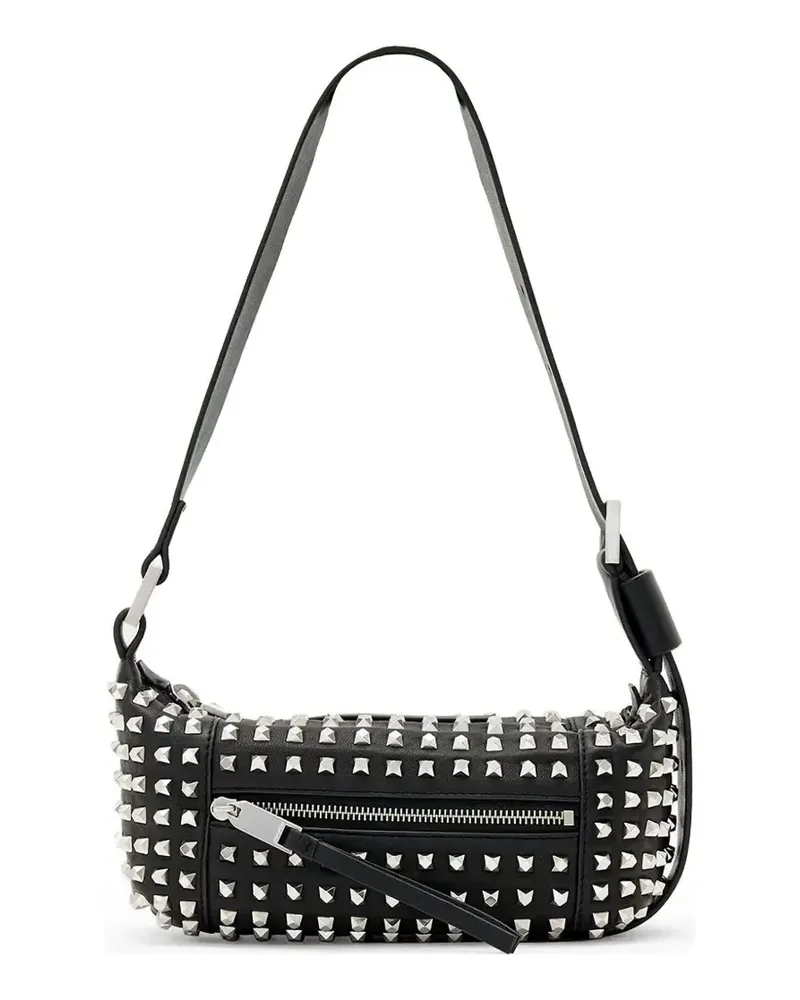 AllSaints Vega Schultertasche mit Nieten - Schwarz Schwarz