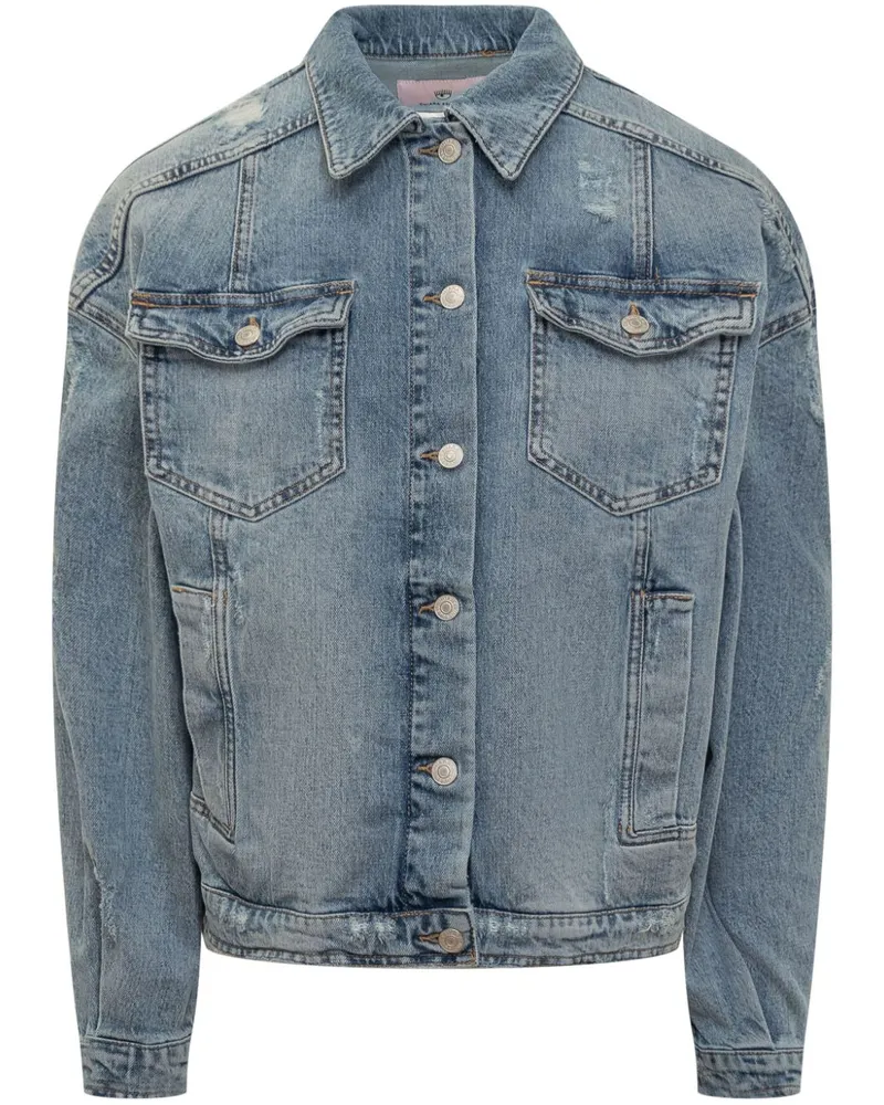 Chiara Ferragni Punk 414 Jeansjacke - Blau Blau
