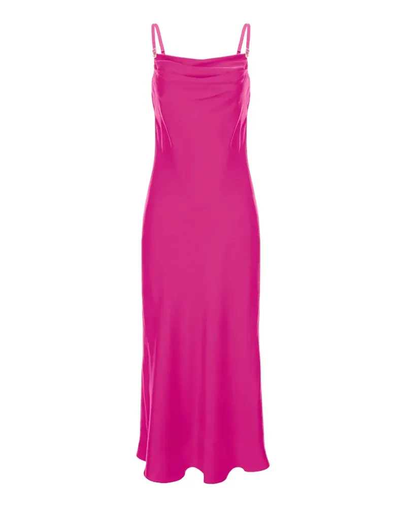Murmur cowl-neck slip midi dress - Rosa Rosa