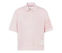 Überfärbtes Poloshirt mit 4-Streifen-Logo - Rosa