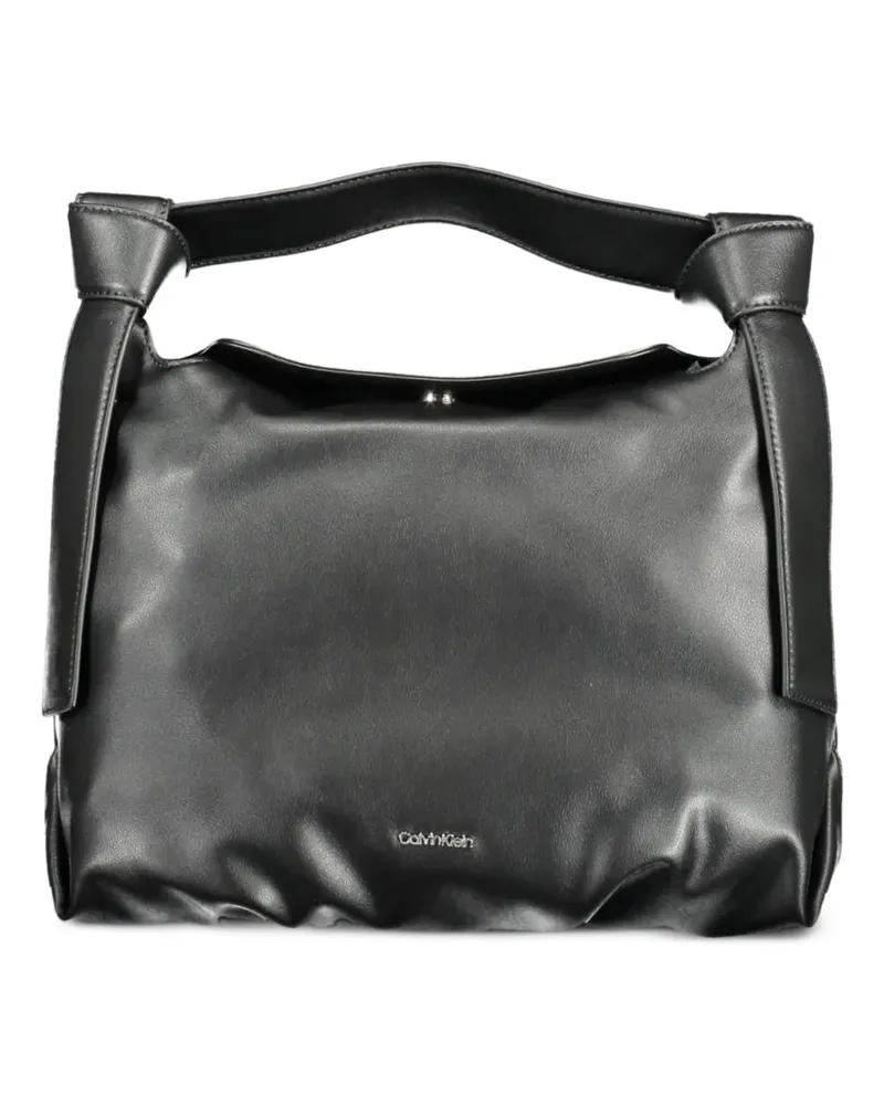 Calvin Klein knotted top-handle tote bag - Schwarz Schwarz