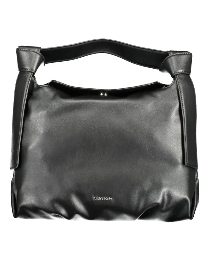 Calvin Klein knotted top-handle tote bag - Schwarz Schwarz