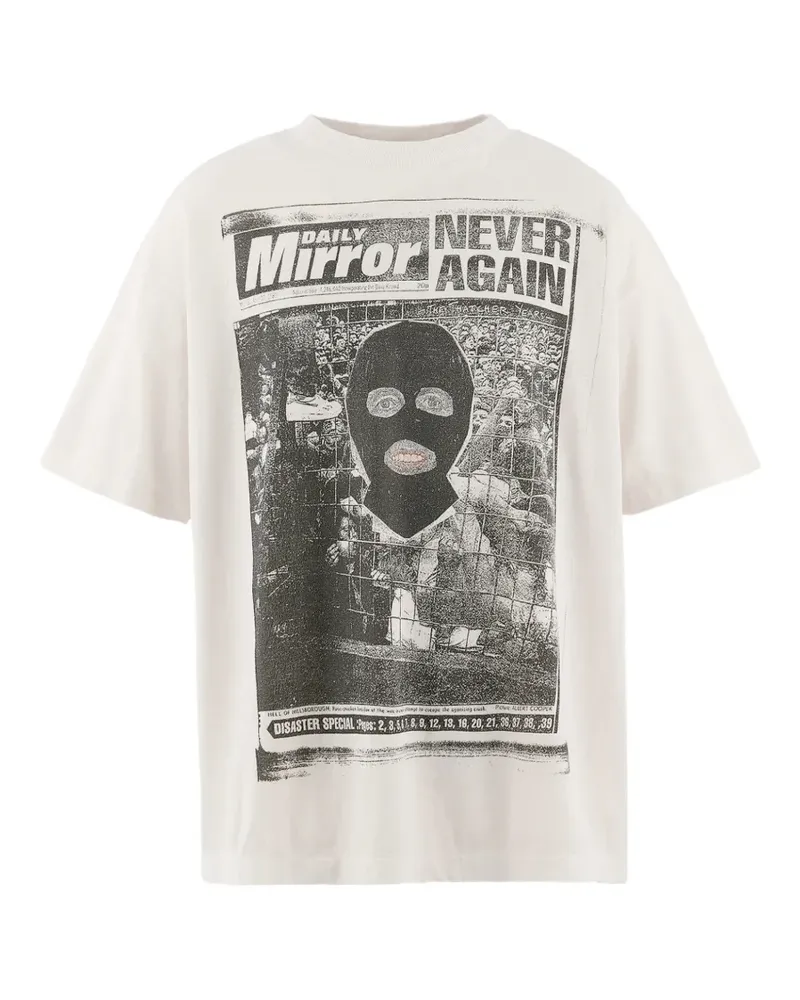 SAINT MXXXXXX graphic-print T-shirt - Nude Nude