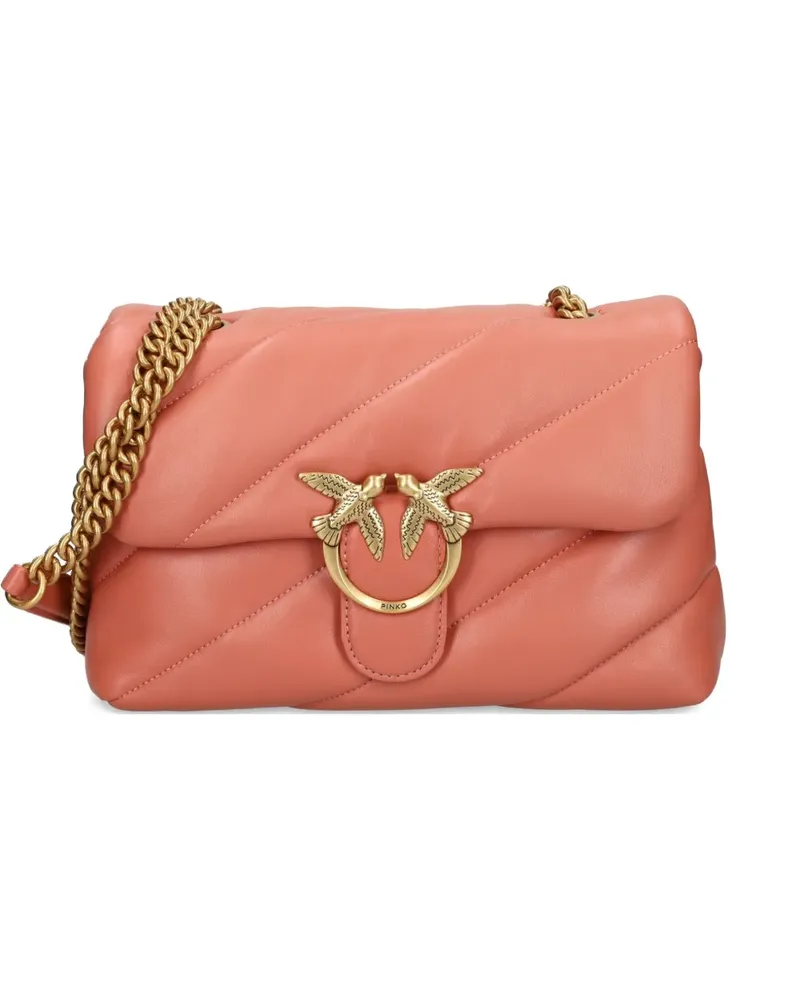Pinko Gesteppte Tasche mit Kettenriemen - Rosa Rosa