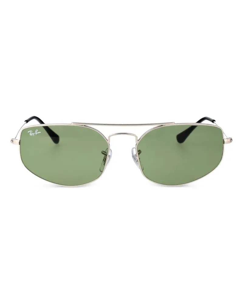 Ray Ban Oval Sonnenbrille - Silber Silber