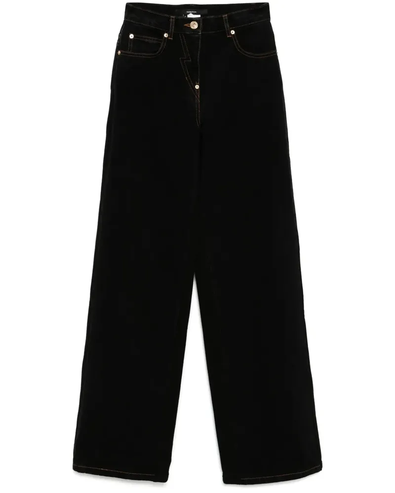 pushBUTTON Hybrid Jeans - Schwarz Schwarz