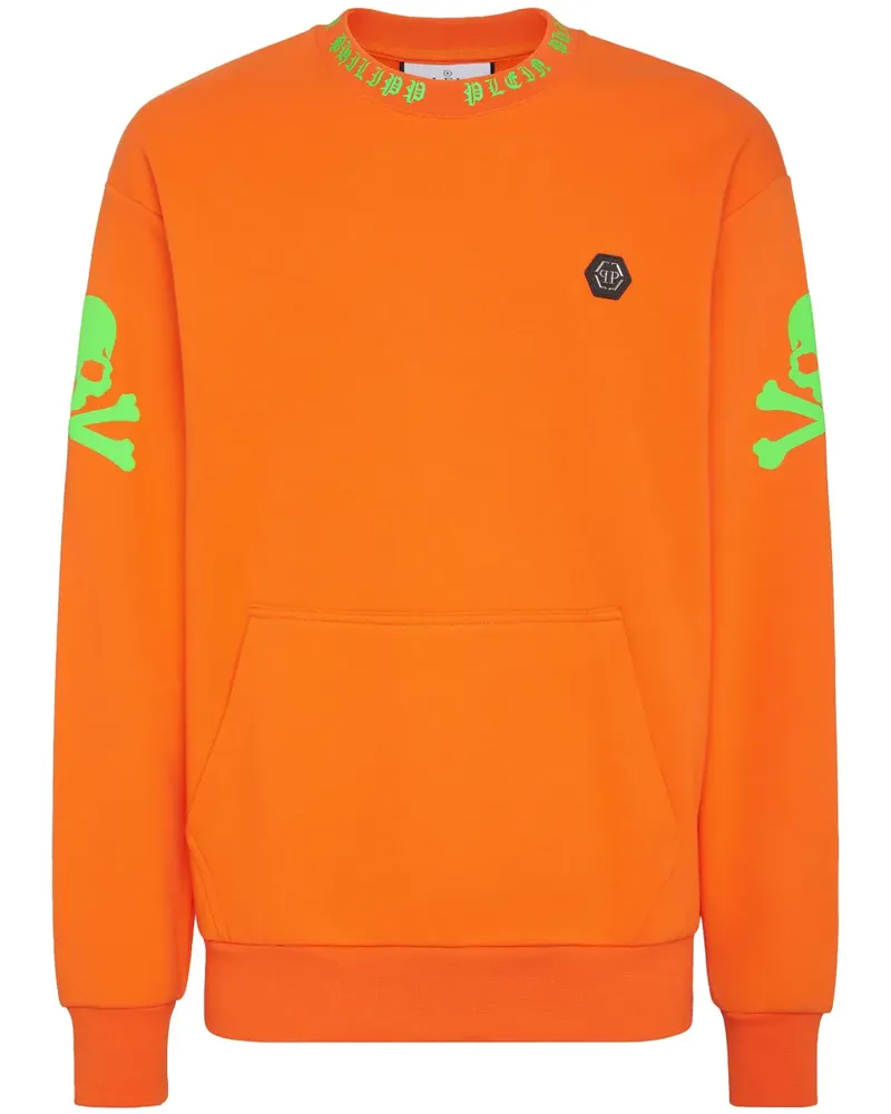 Philipp Plein Sweatshirt mit grafischem Print - Orange Orange