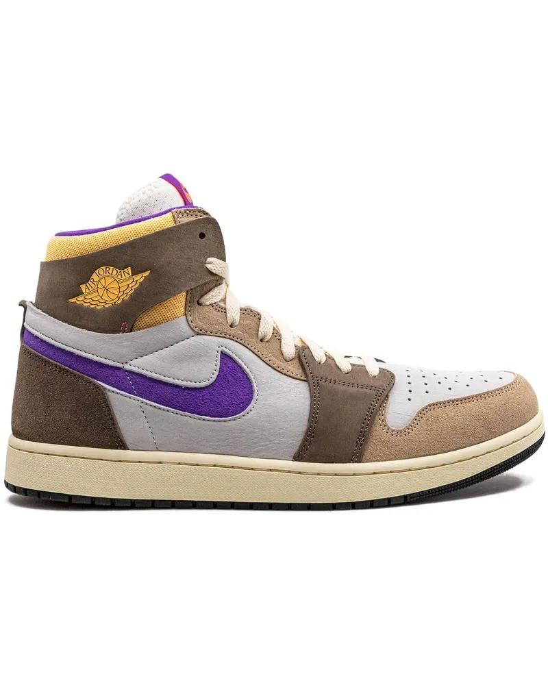 Jordan Air  1 High Zoom Air CMFT 2 Palomino/Wild Berry Sneakers - Braun Braun