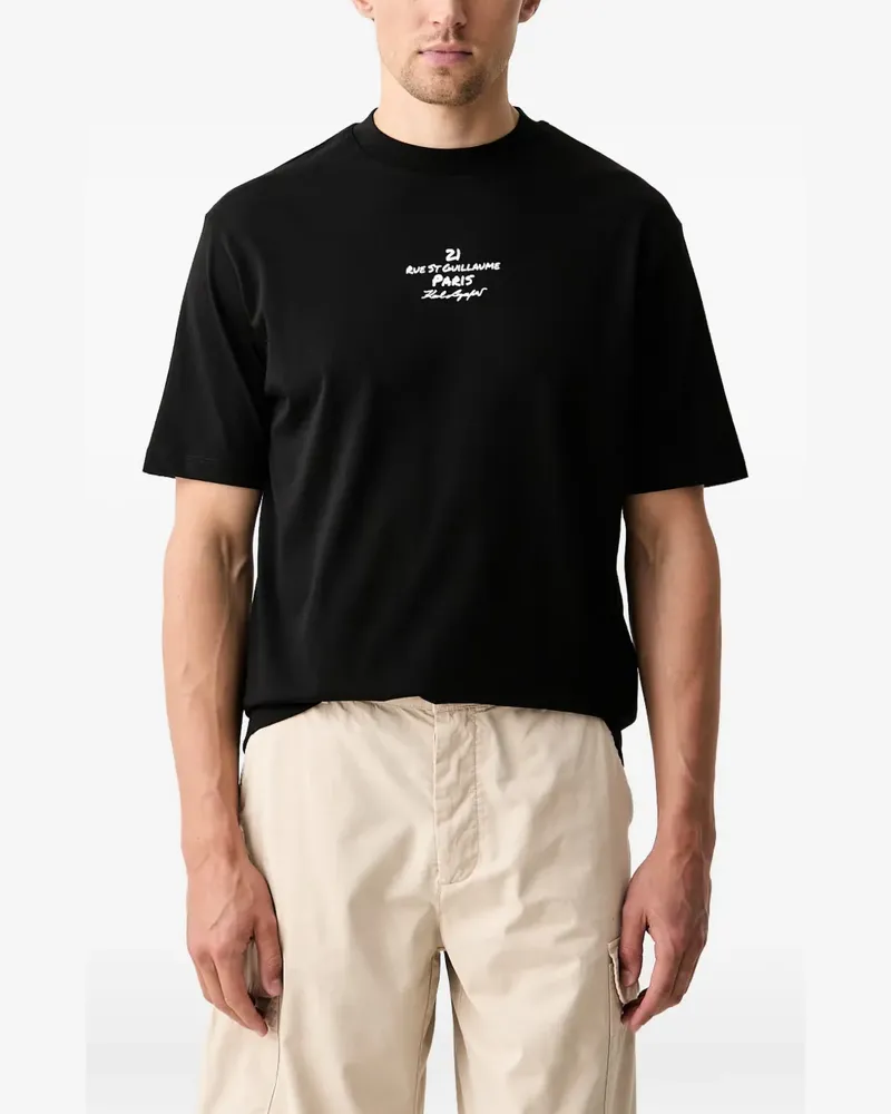 Karl Lagerfeld Rue St-Guillaume T-shirt - Schwarz Schwarz