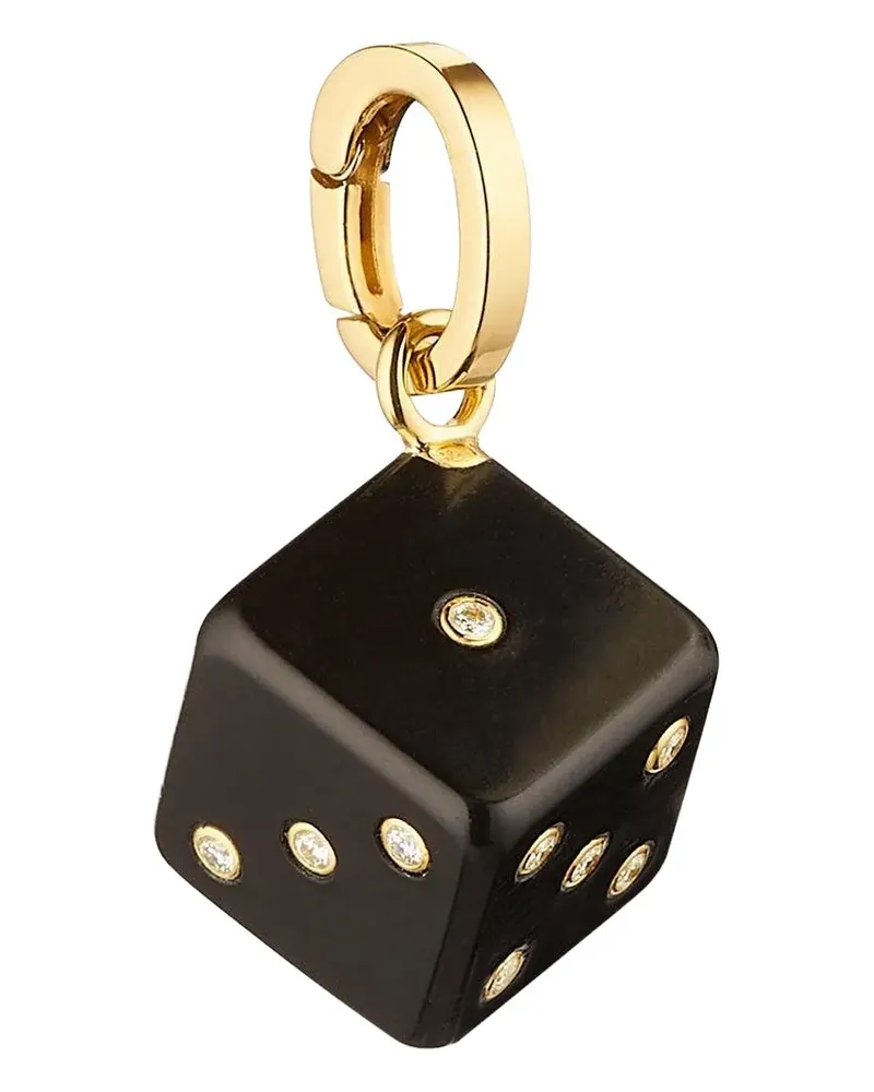 Marie Lichtenberg 18kt Gelbgoldanhänger mit Diamant Gold