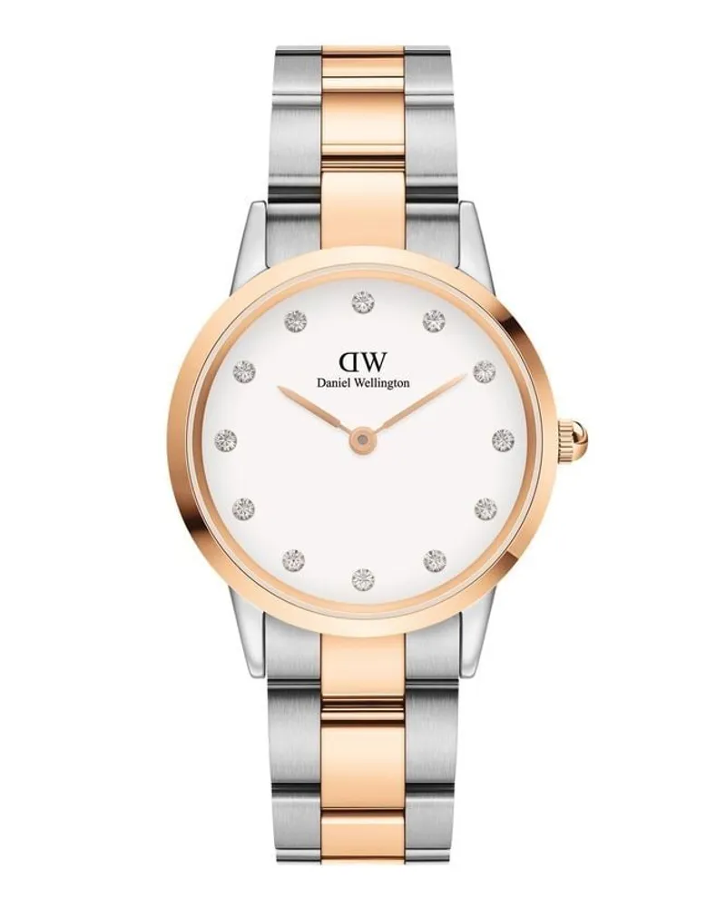 Daniel Wellington Iconic Link Lumine Armbanduhr 32mm Weiß