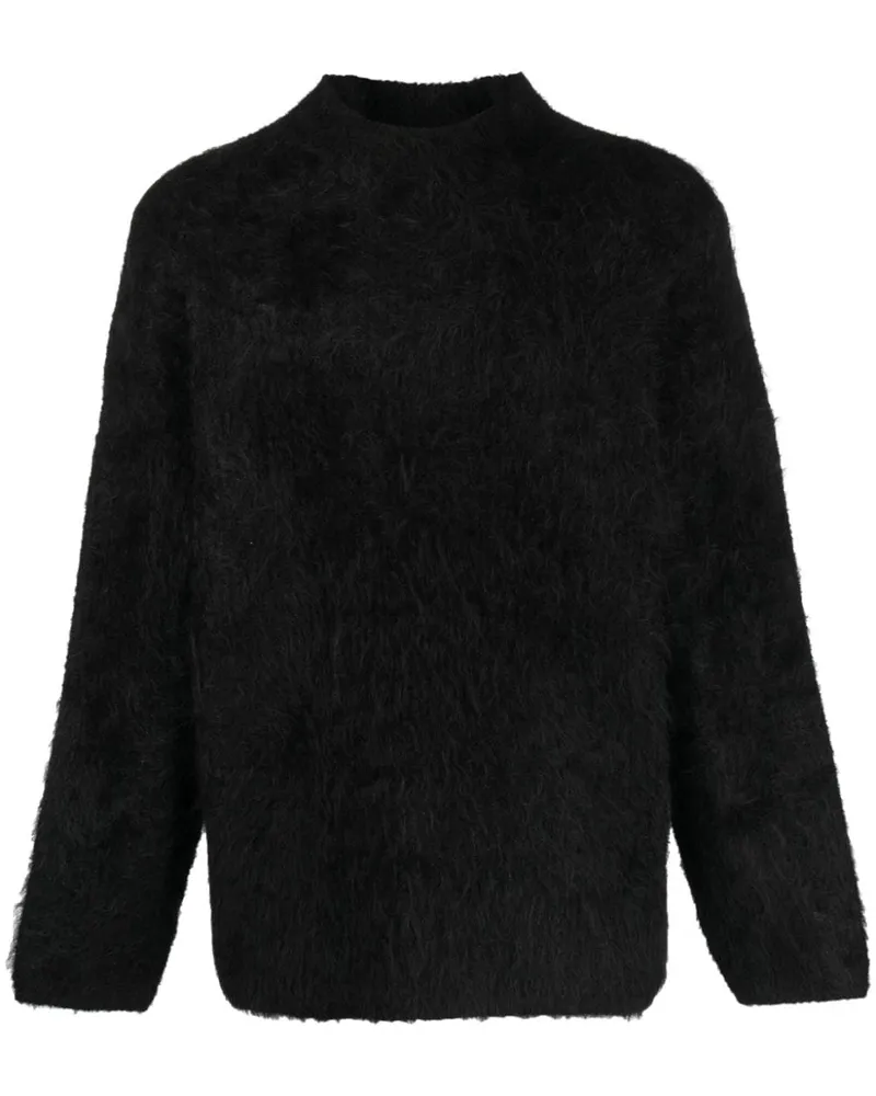 Séfr Harubla Pullover mit gebürstetem Effekt - Schwarz Schwarz