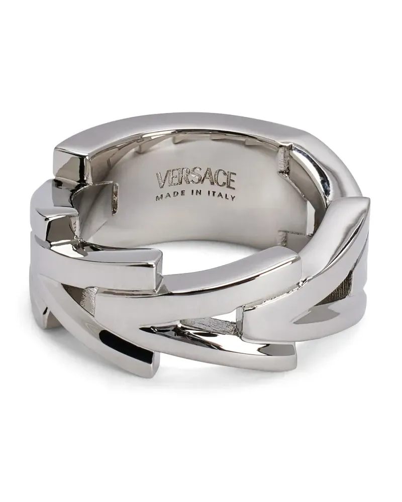 Versace V2025 Chain Ring - Silber Silber
