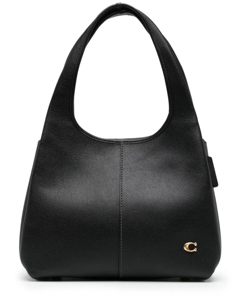 Coach Strukturierte Lana Handtasche - Schwarz Schwarz