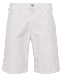 Incotex Jeans-Shorts mit Logo-Patch Grau