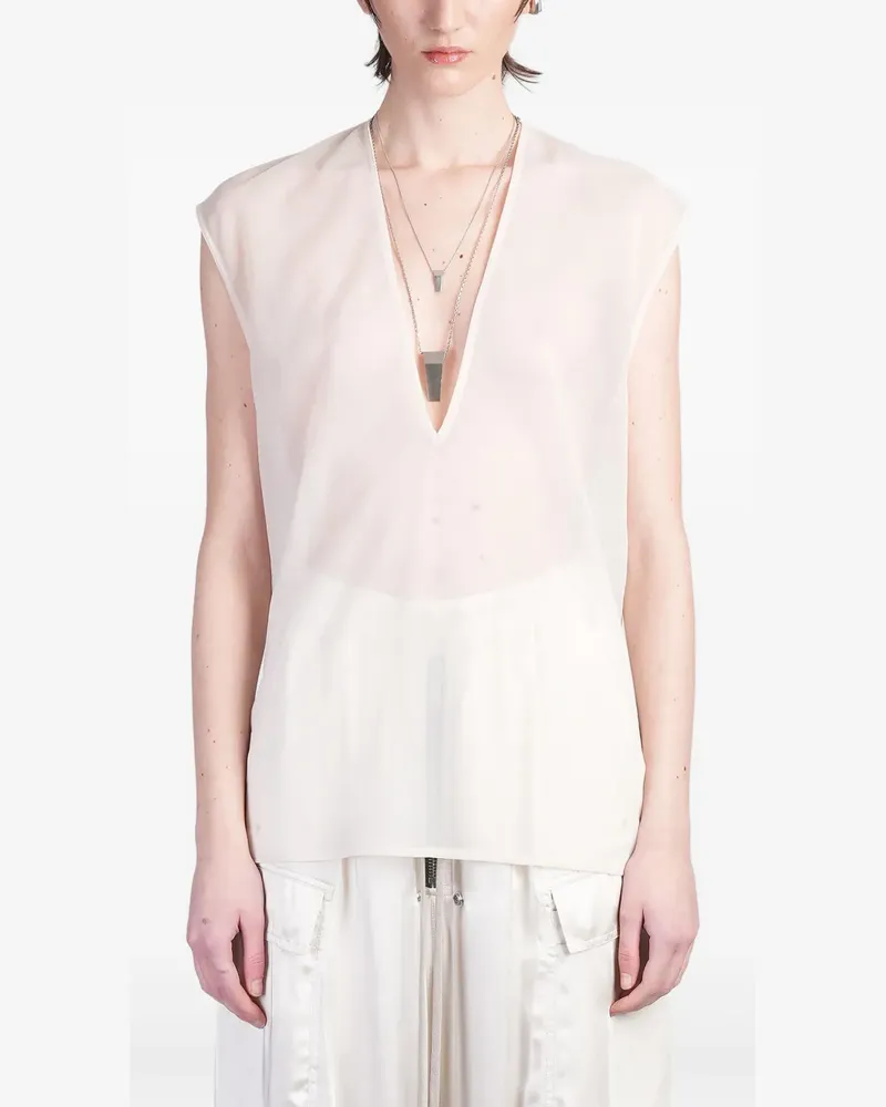 Rick Owens Lilies Dylan Oberteil - Weiß Weiß