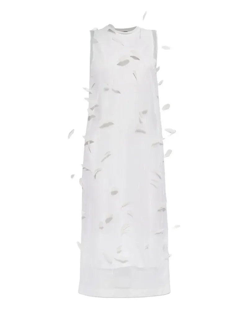 Jil Sander silk dress - Weiß Weiß