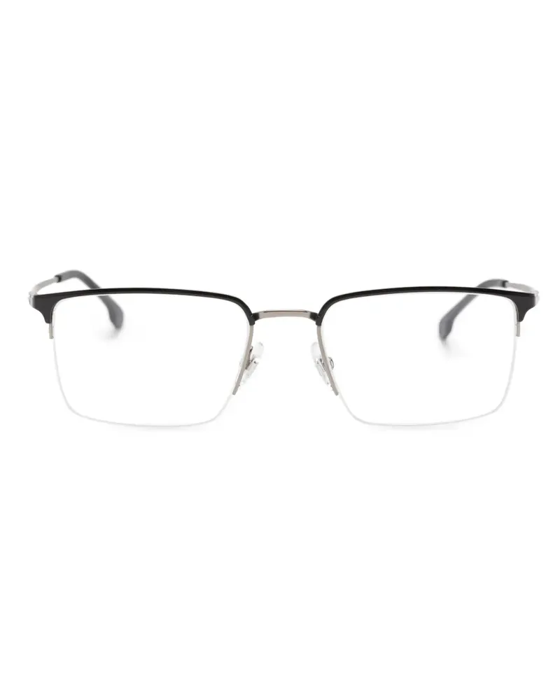 Carrera Brille mit eckigem Gestell - Grau Grau