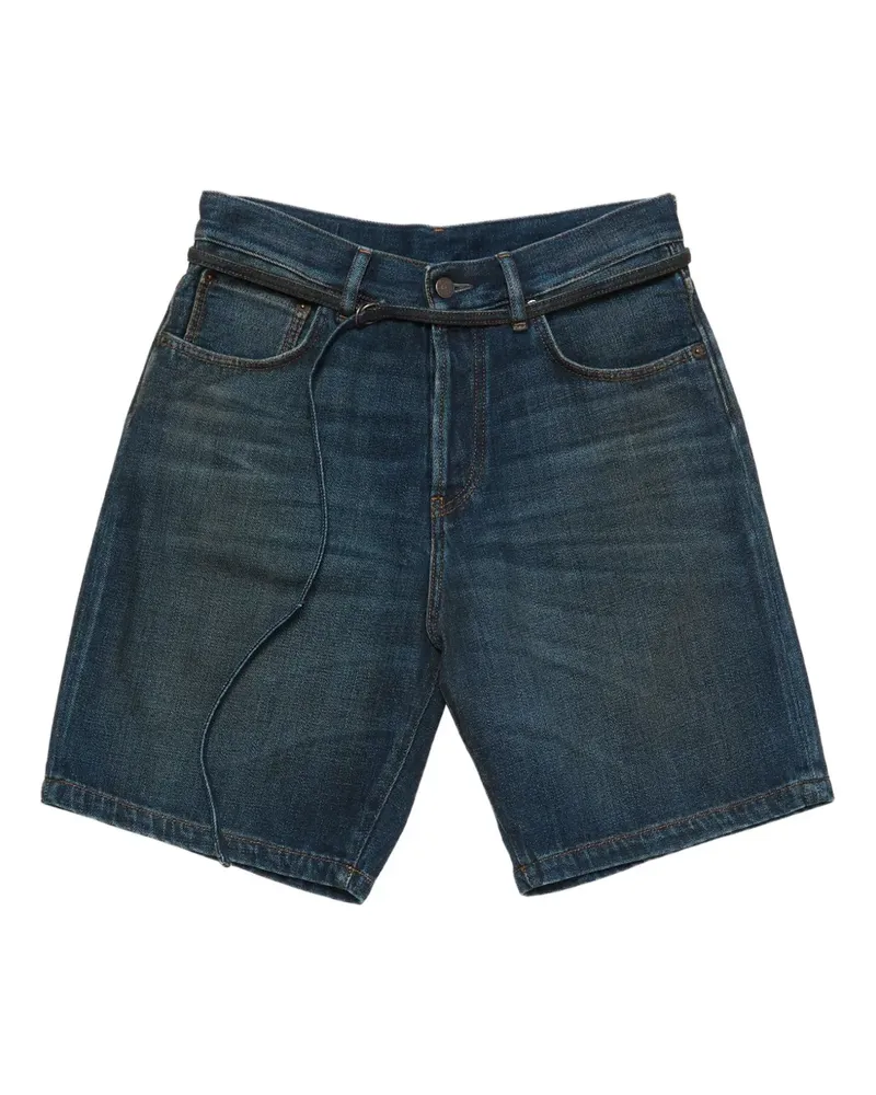 Acne Studios Klassische Jeans-Shorts - Blau Blau