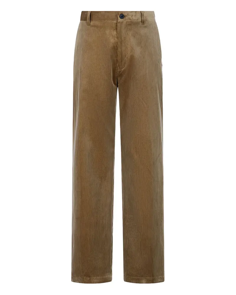 ManOnTheBoon Cordhose mit Knopfverschluss - Braun Braun