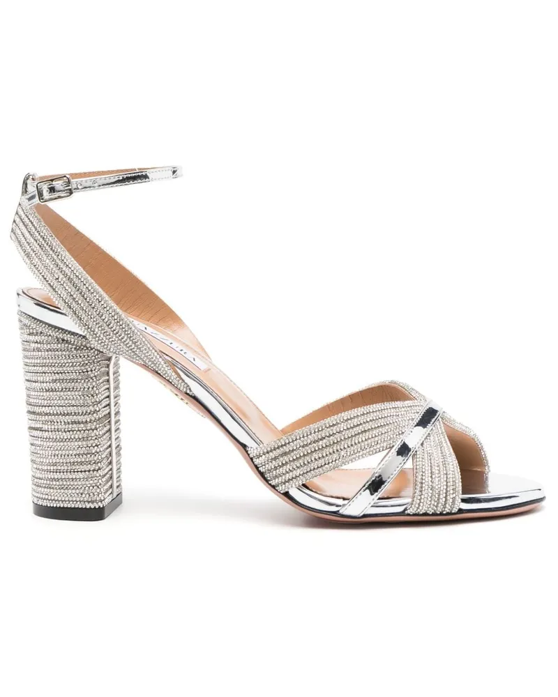 Aquazzura Sandalen 85mm - Silber Silber