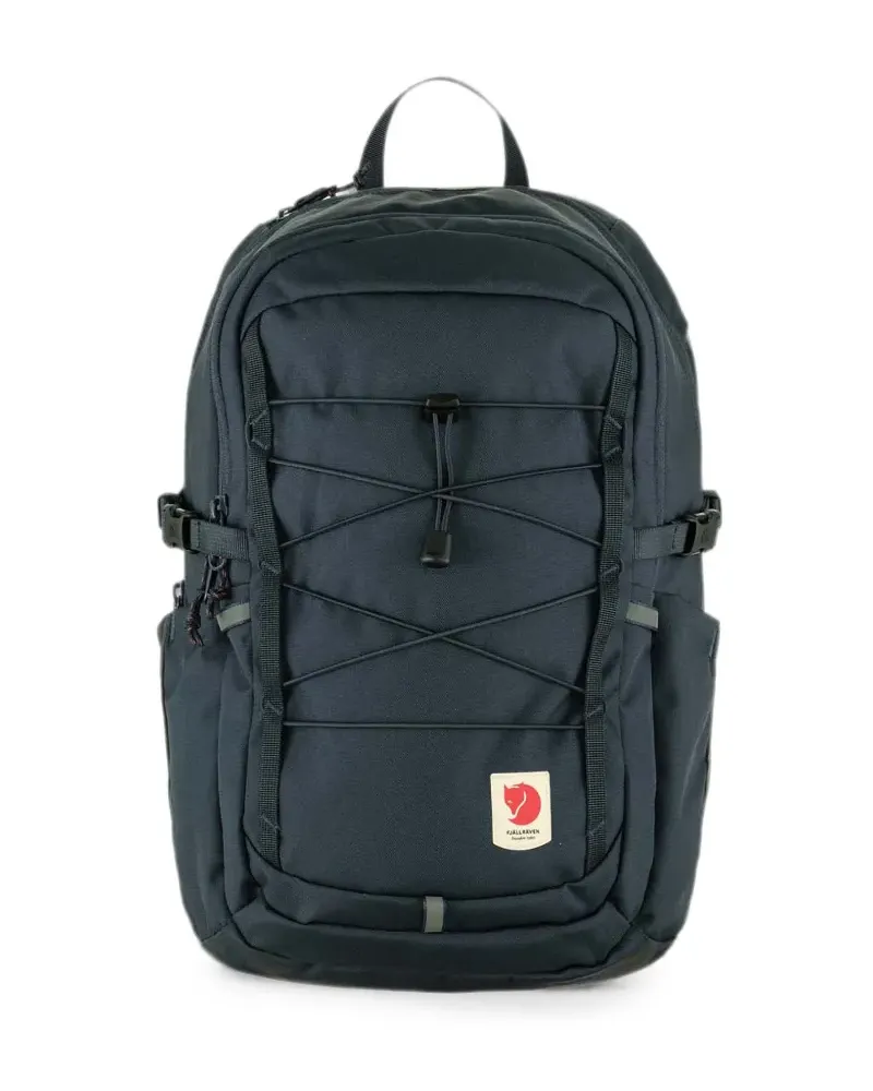 Fjäll Räven bungee-cord logo-patch backpack - Blau Blau