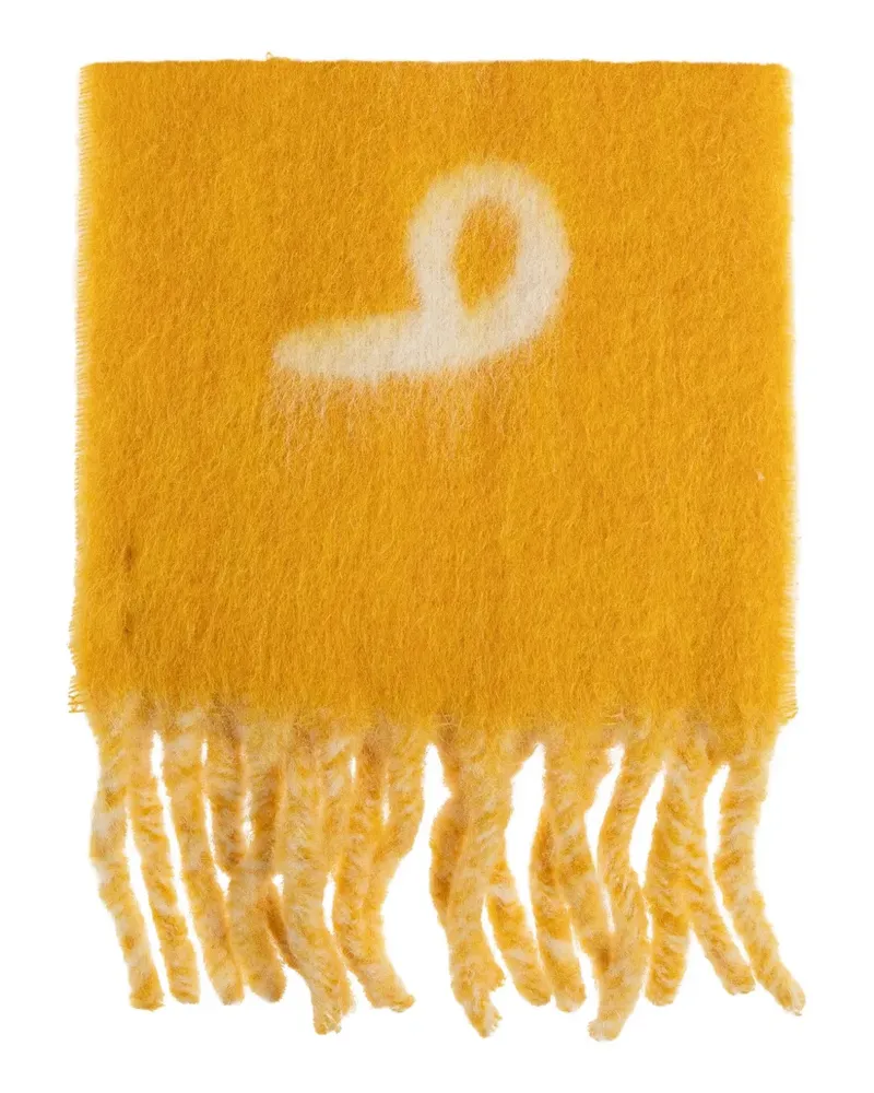 Burberry Schal mit Logo-Detail - Gelb Gelb