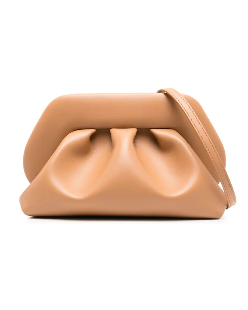 THEMOIRÈ Tia Clutch - Braun Braun
