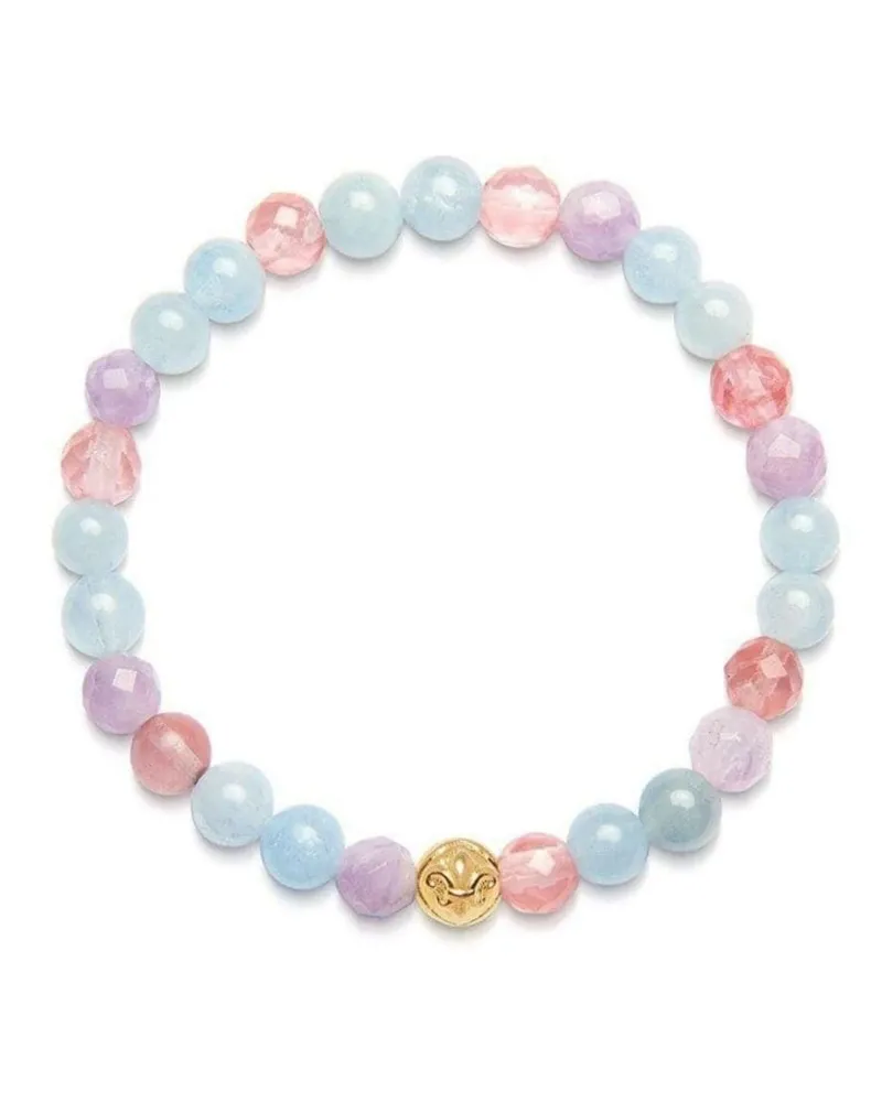 Nialaya Armband mit facettierten Schmucksteinen - Blau Blau