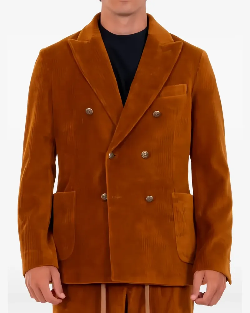 CIRCOLO 1901 Doppelreihiges Cordsakko - Braun Braun