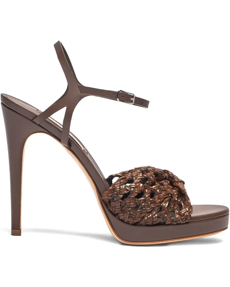 Casadei Sandalen mit Absatz 100mm - Braun Braun