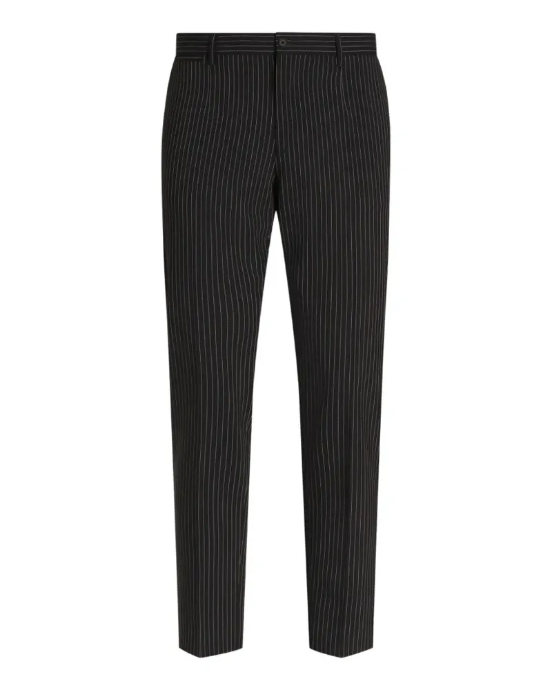 Dolce & Gabbana Hose mit Nadelstreifen - Schwarz Schwarz