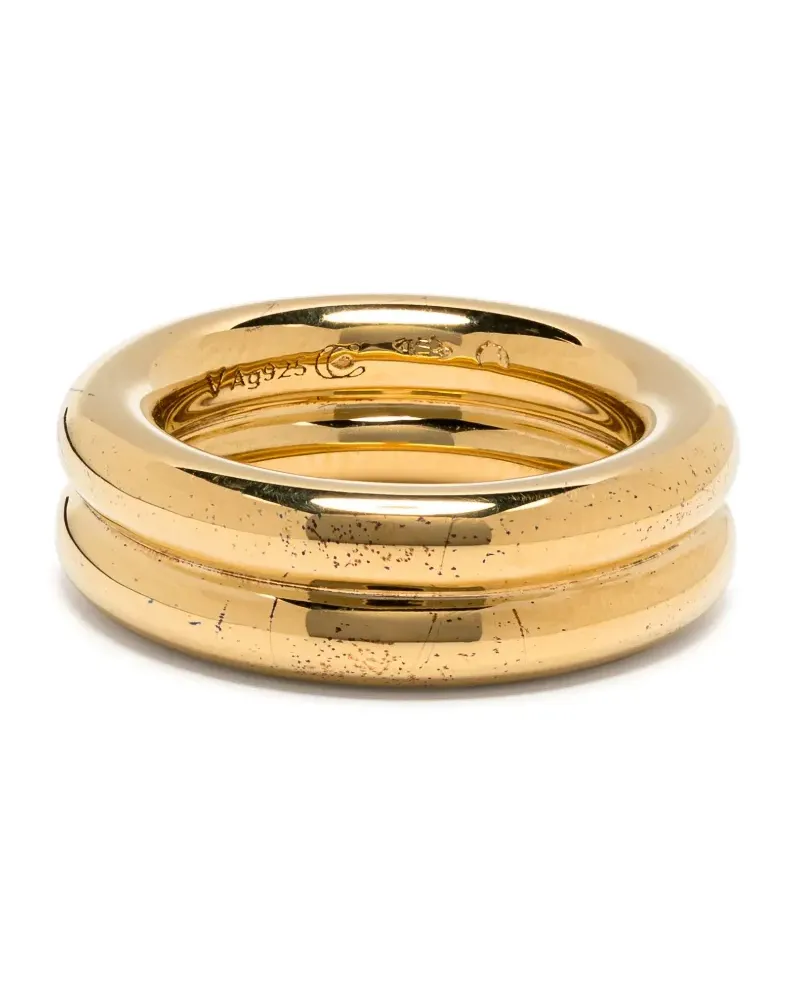 Charlotte Chesnais Double Brahma ring - Gold Gold