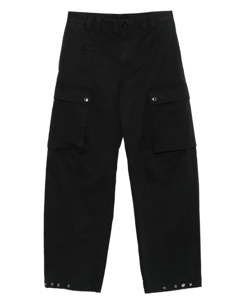 Dolce & Gabbana Cargohose mit Knopfverschluss - Schwarz Schwarz