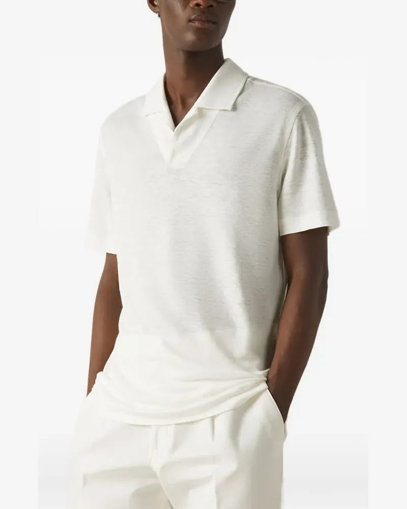 Ermenegildo Zegna Oasi Lino T-Shirt - Weiß Weiß