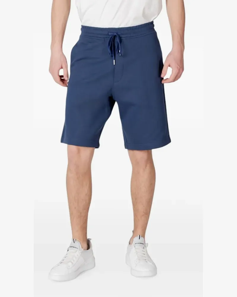 Replay drawstring-waist jersey shorts - Blau Blau