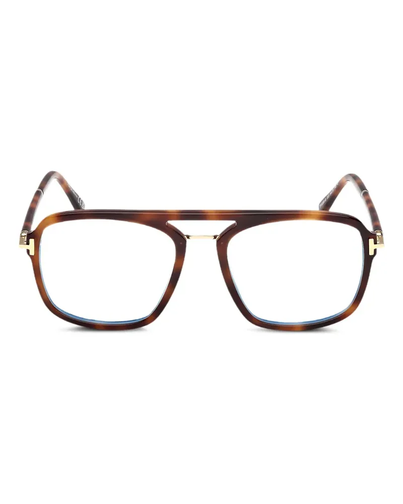 Tom Ford Klassische Pilotenbrille - Braun Braun