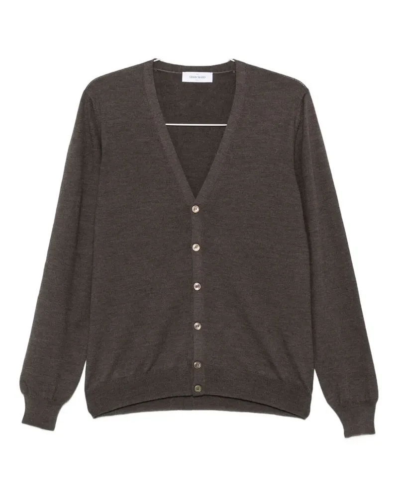 Gran Sasso Klassischer Cardigan - Braun Braun