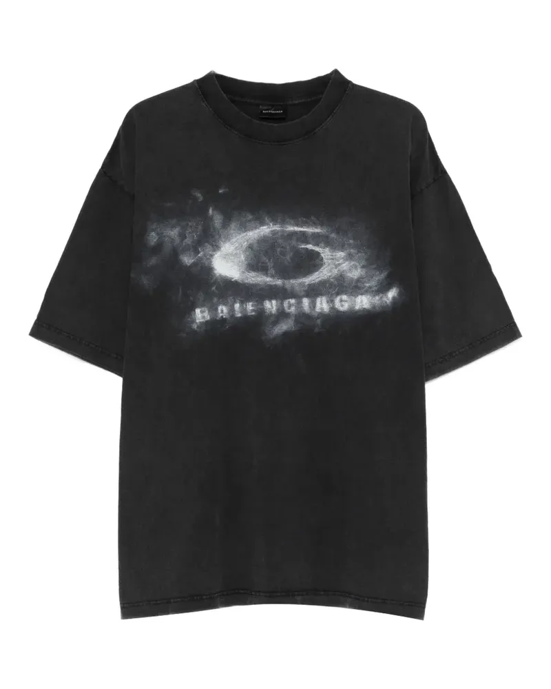 Balenciaga graphic T-shirt - Schwarz Schwarz