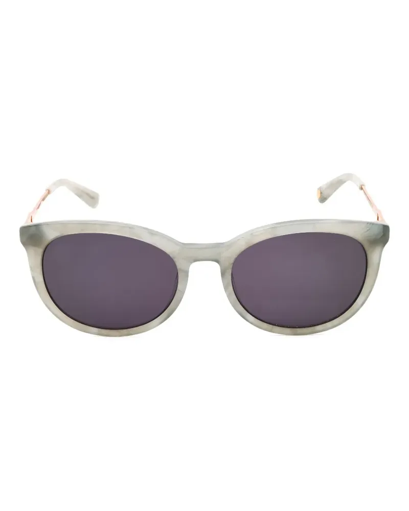 Anne Klein oval-frame sunglasses - Grau Grau