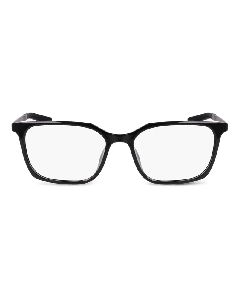 Nike 7227 Brille mit eckigem Gestell - Schwarz Schwarz
