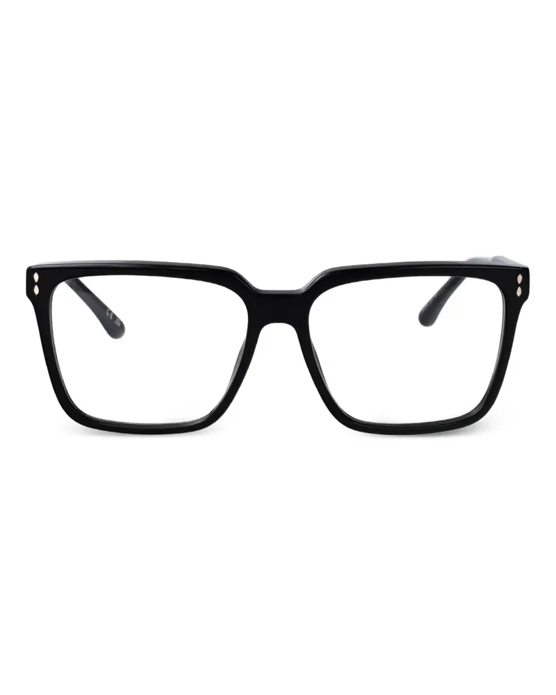 Isabel Marant Brille mit eckigem Gestell - Schwarz Schwarz