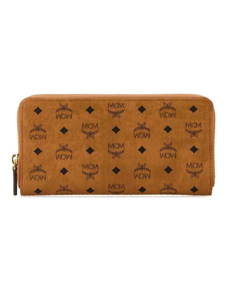 MCM Aren Portemonnaie - Braun Braun