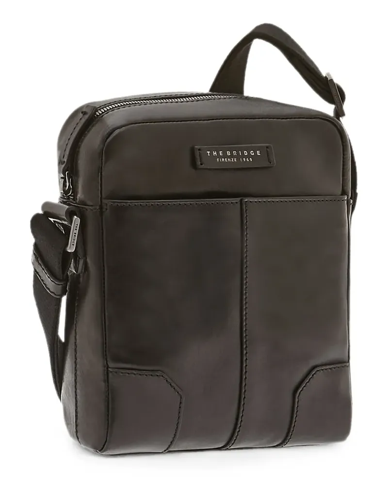 The Bridge Kuriertasche mit Logo-Patch - Schwarz Schwarz