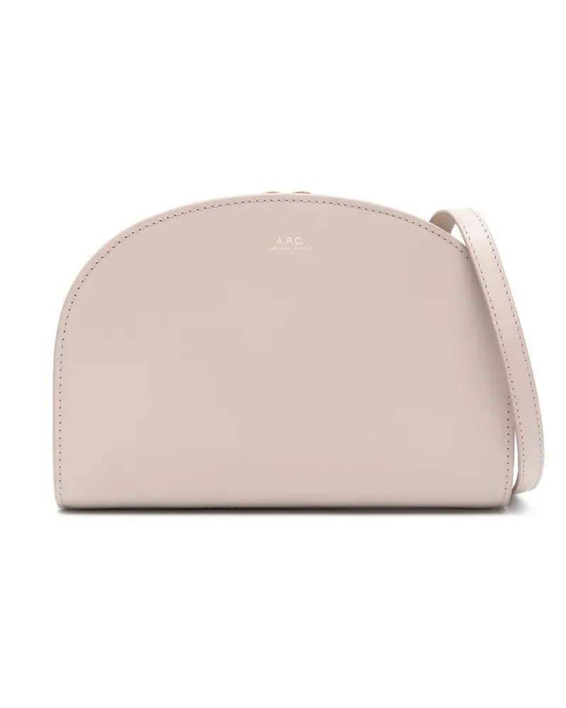 A.P.C. Demi Lune Umhängetasche - Grau Grau