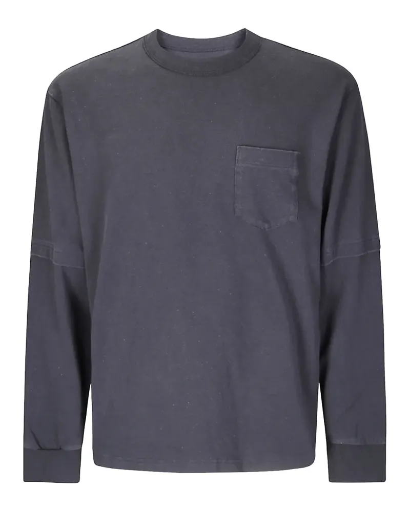 Sacai Hemd mit Brusttaschen - Grau Grau